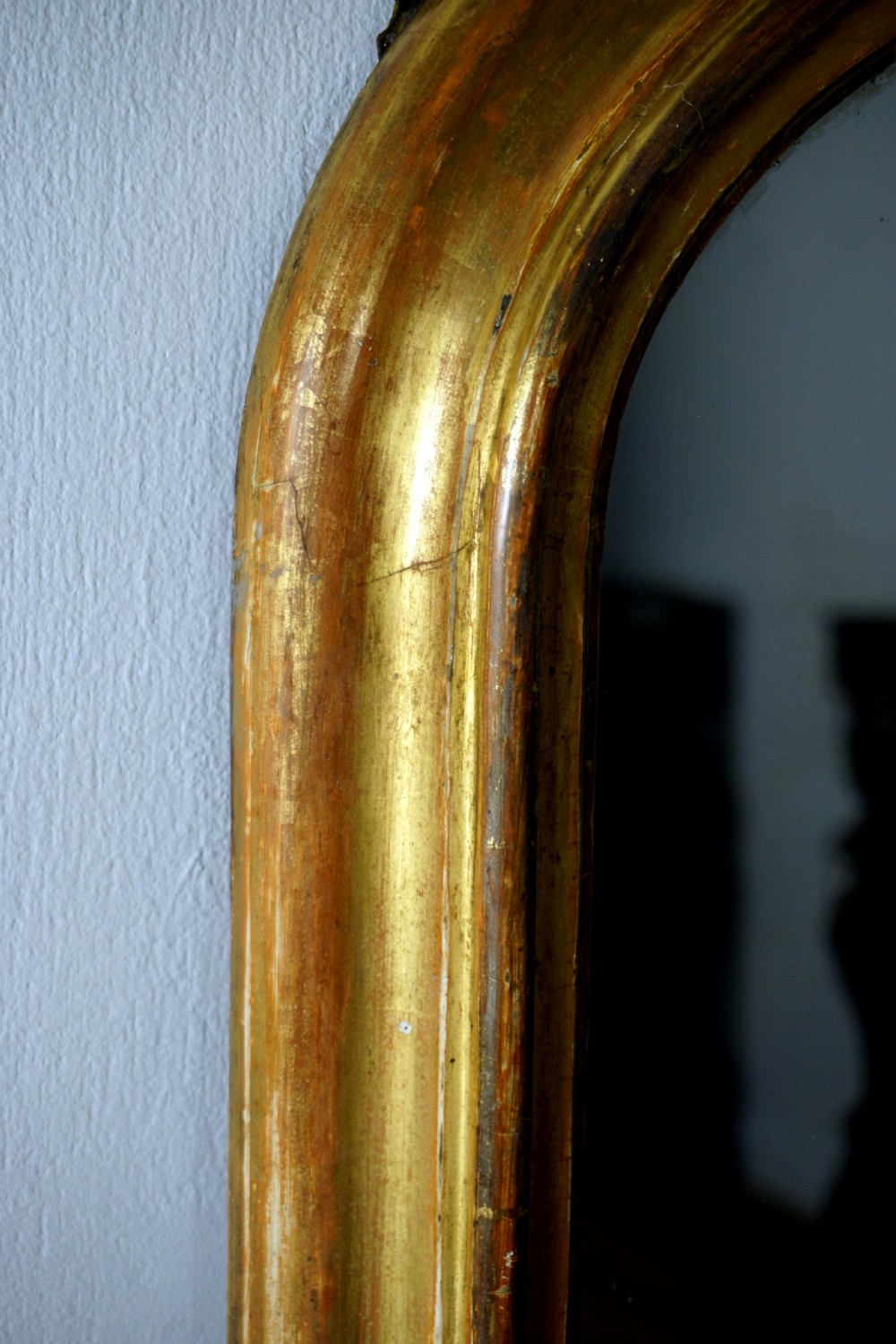 A good carved and gilded regency English overmantle mirror View VII