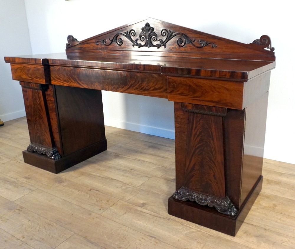 A sumptuous Regency Mahogany Pedastal sideboard View VI