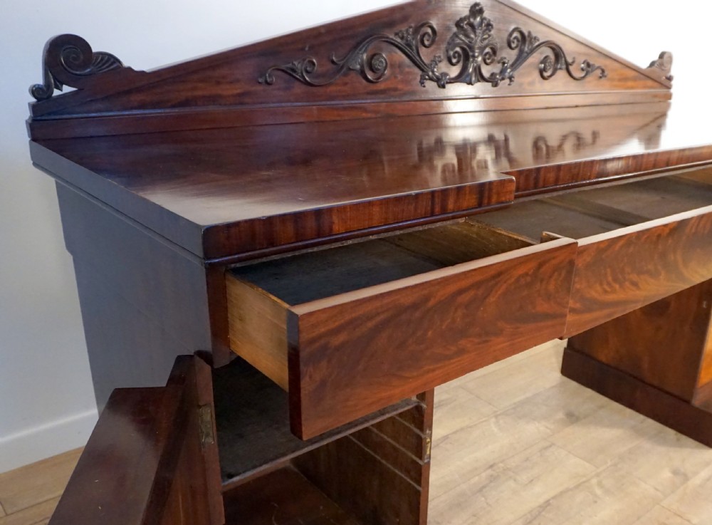 A sumptuous Regency Mahogany Pedastal sideboard View VIII