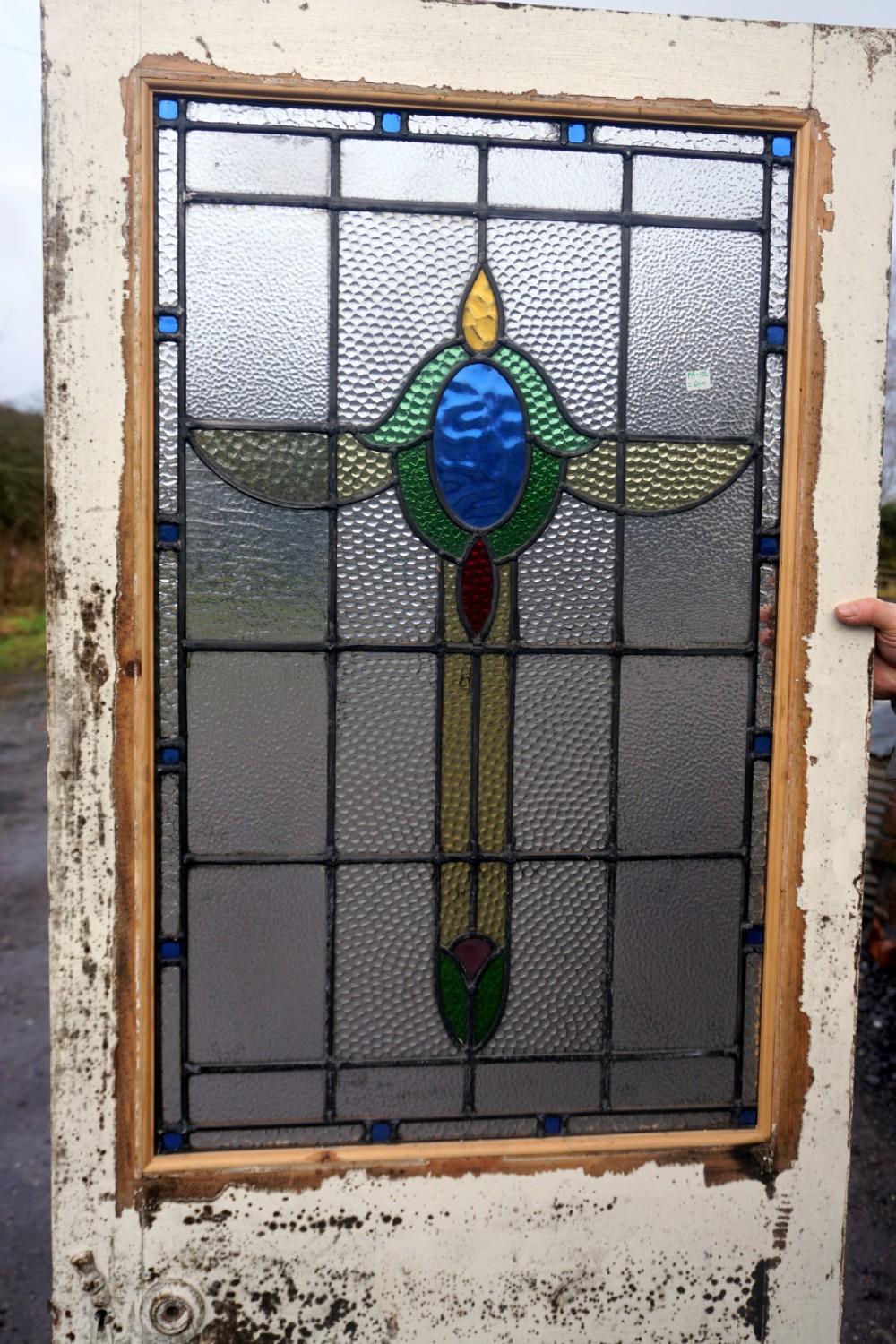 A good internal stained glass door View II