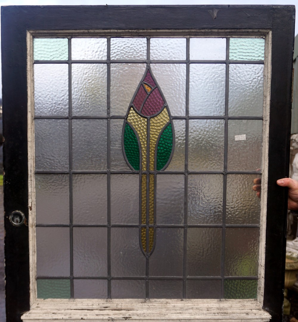 A great stained glass front door View II
