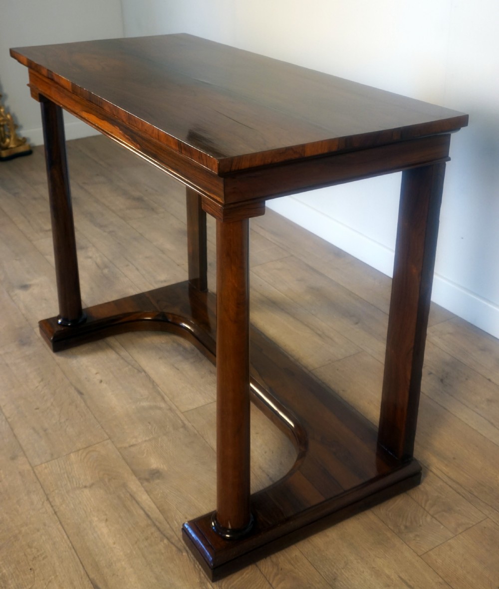 A good regency rosewood console table View III
