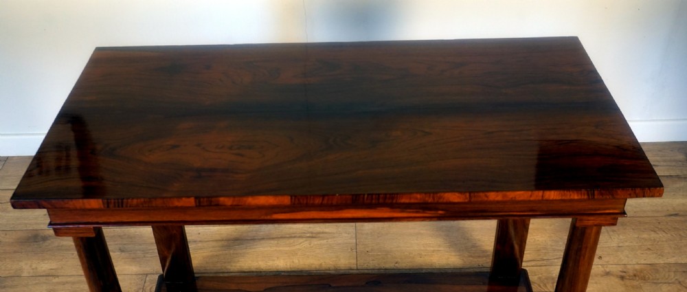 A good regency rosewood console table View IV