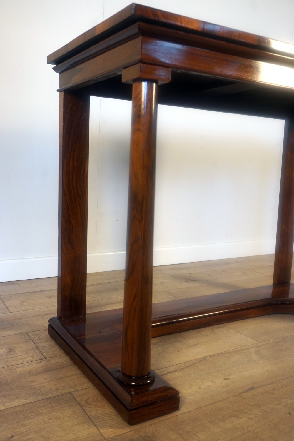A good regency rosewood console table View V