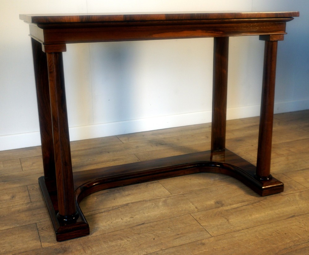 A good regency rosewood console table View VI