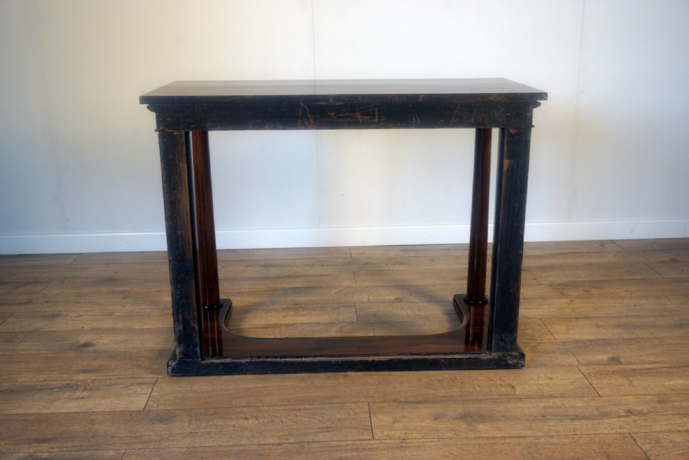 A good regency rosewood console table View VIII