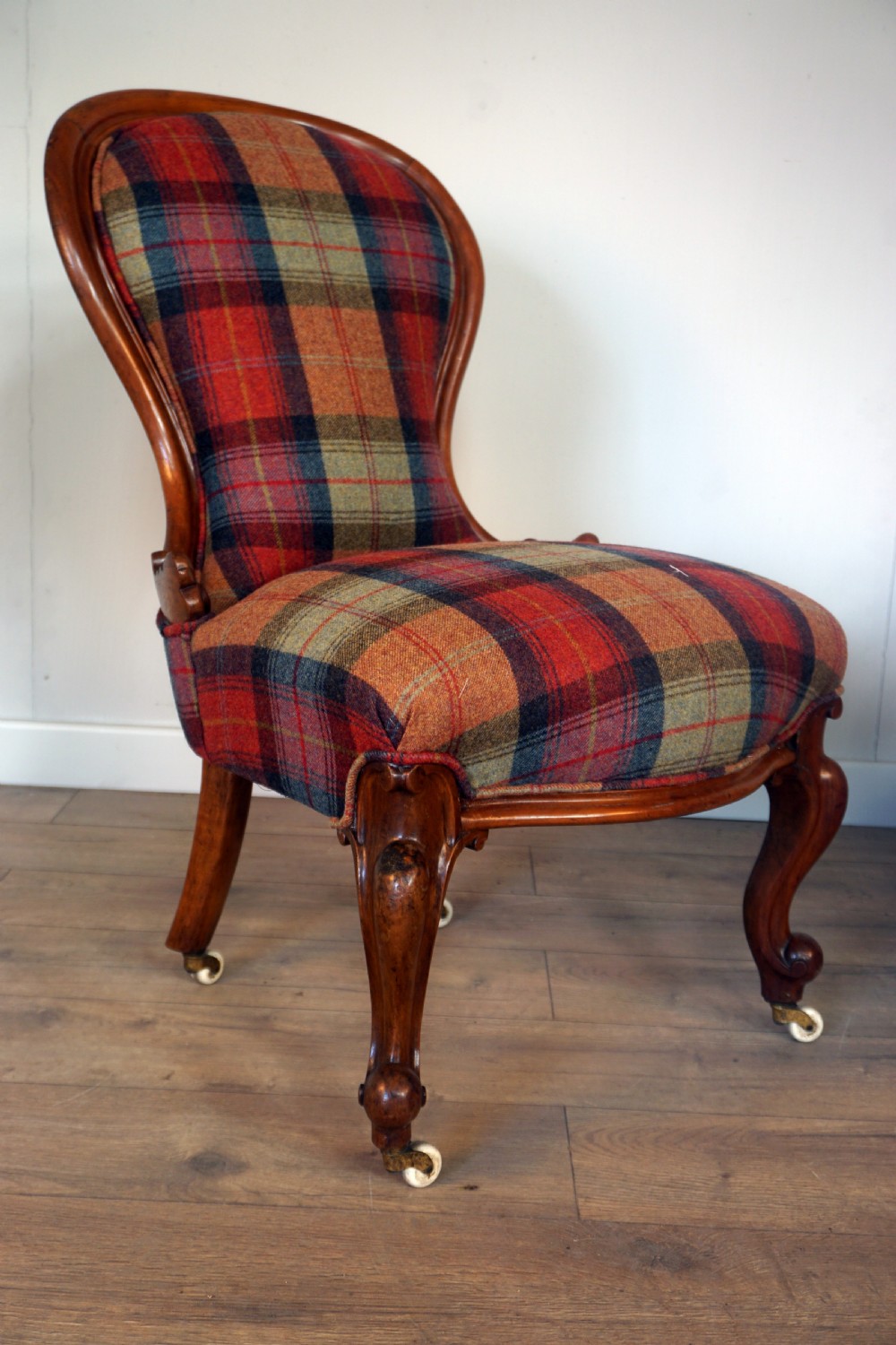 A good original ladies and Gents pair of Victorian chairs View II
