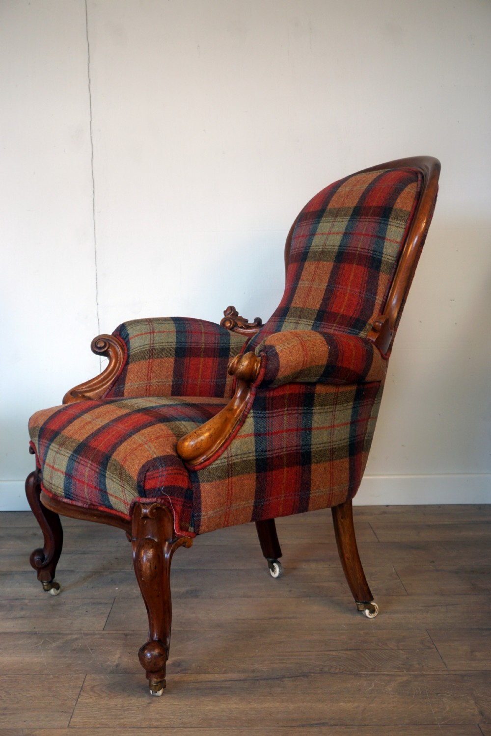 A good original ladies and Gents pair of Victorian chairs View III