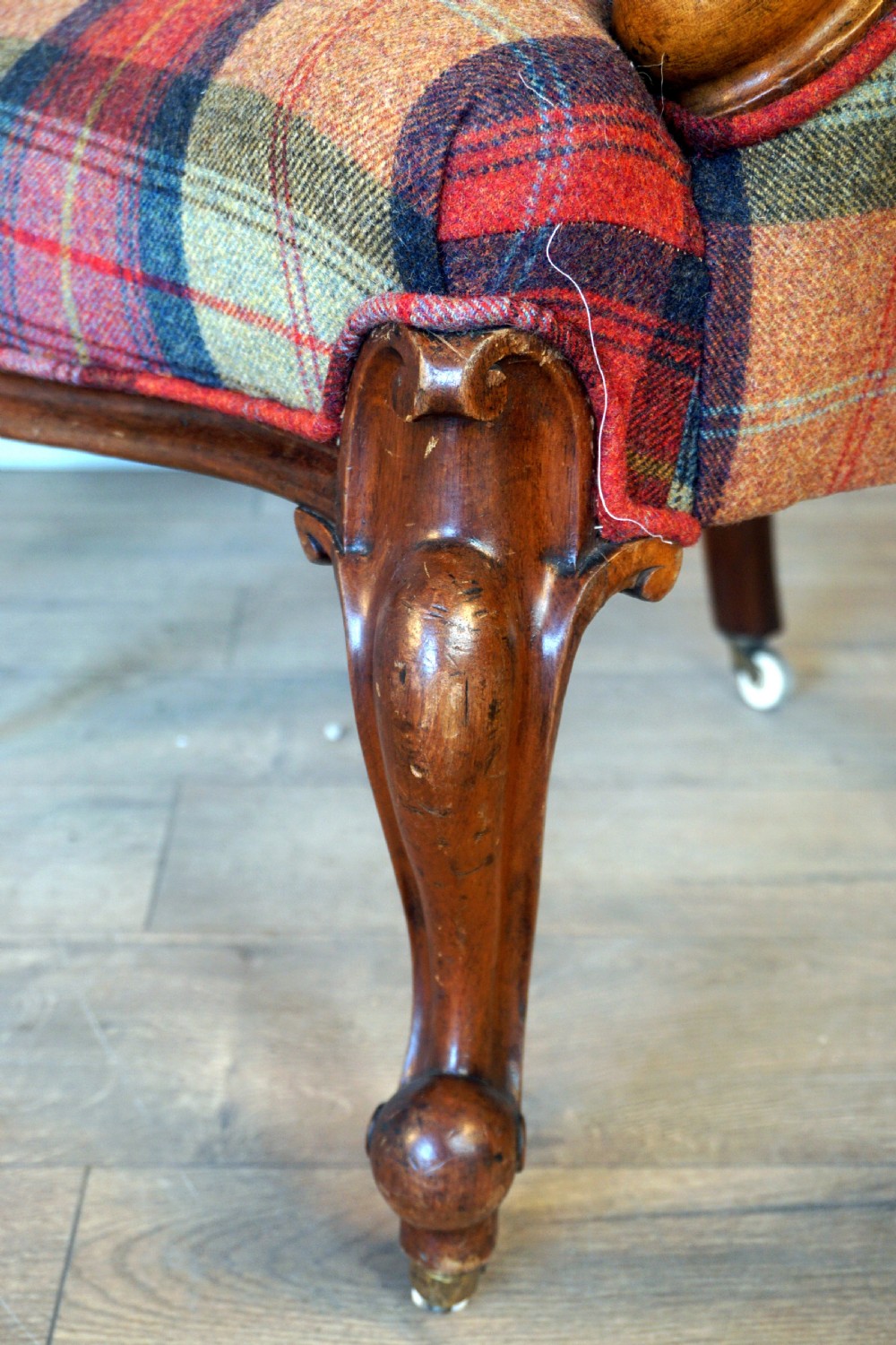A good original ladies and Gents pair of Victorian chairs View IV