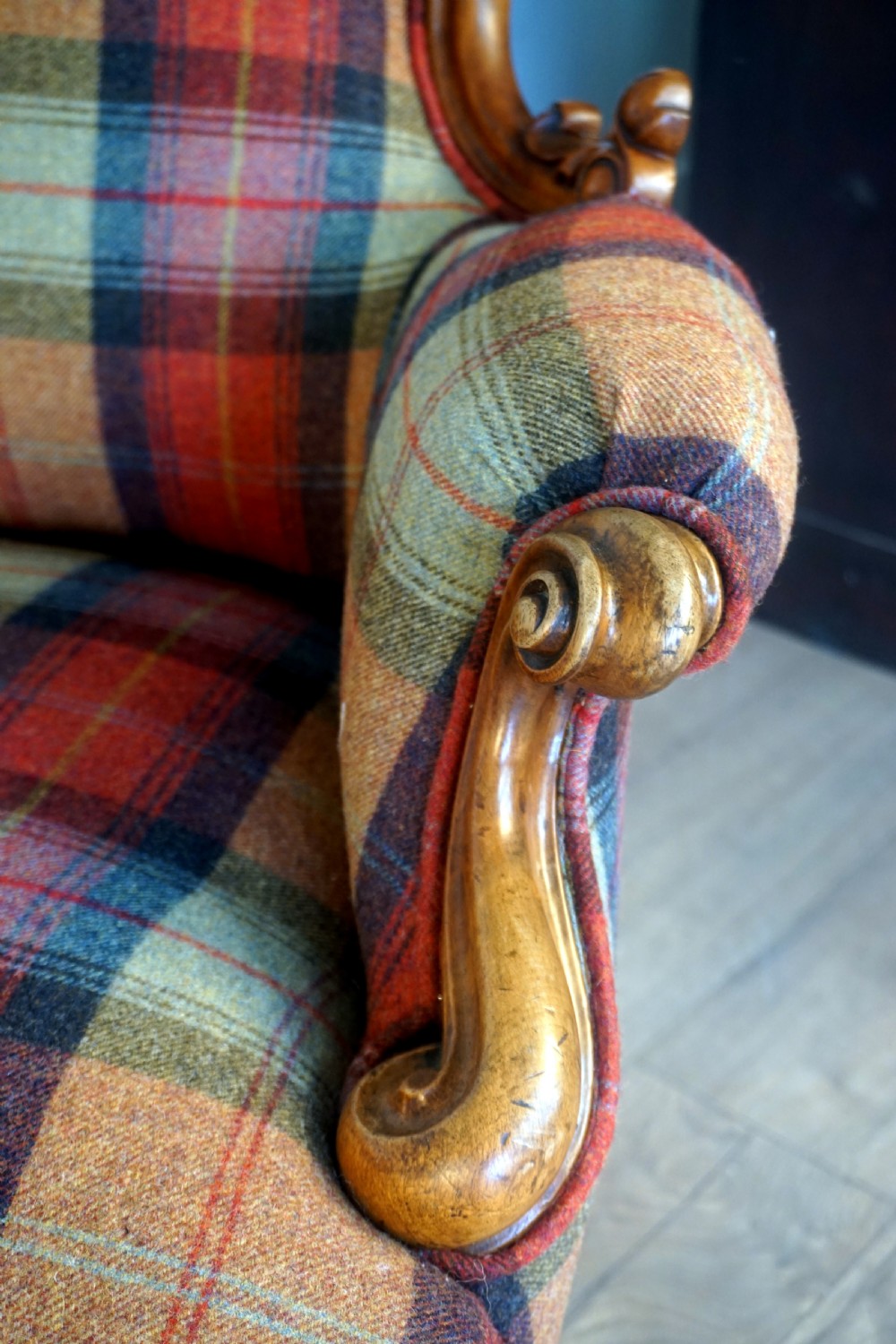 A good original ladies and Gents pair of Victorian chairs View V
