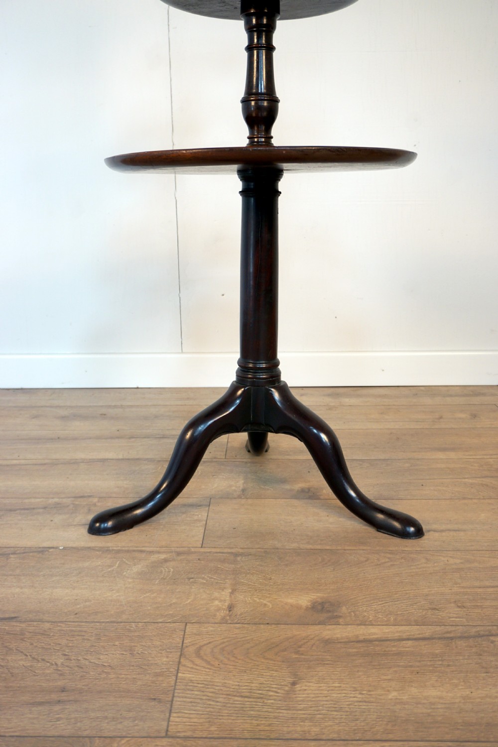 A good original 3 tier mahogany Georgian dumb waiter View IV