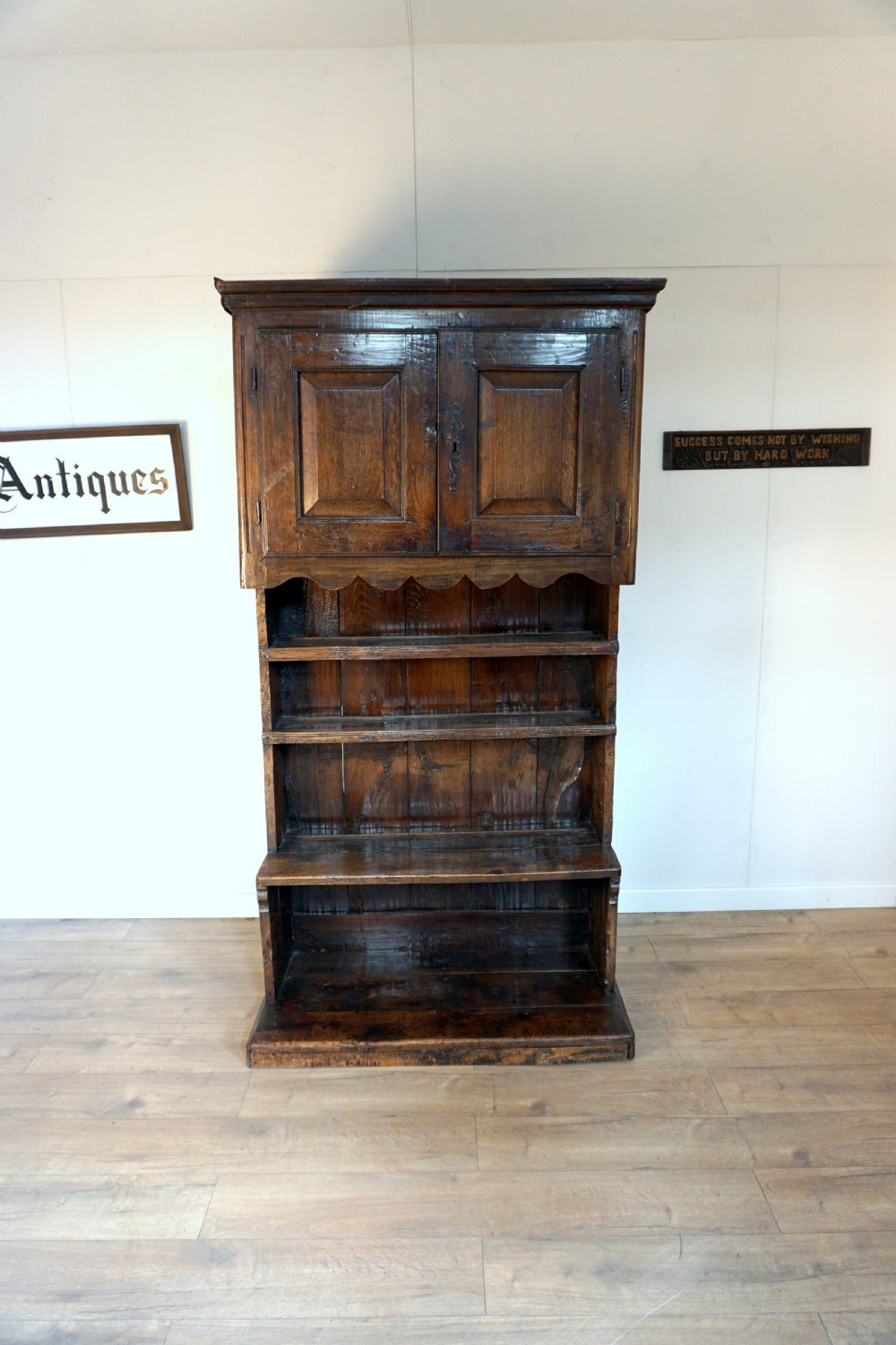 A wonderful original French Variant on a cupboard dresser