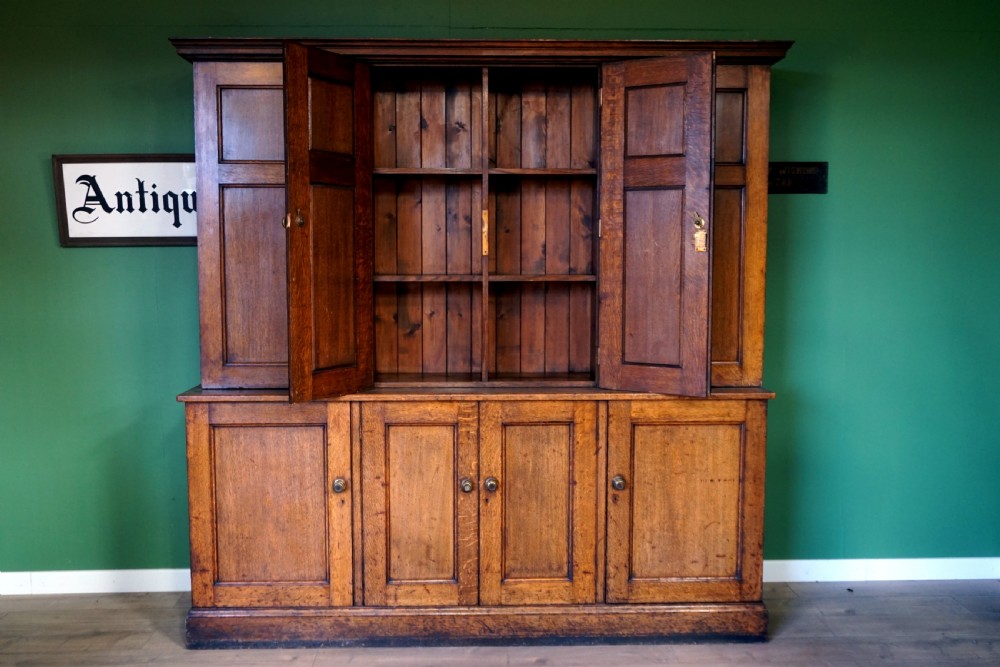 A superb oak housekeepers cupboard  View III
