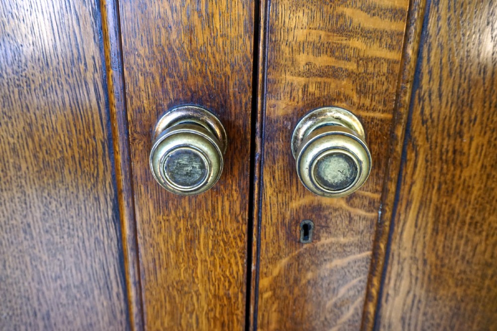 A superb oak housekeepers cupboard  View VIII