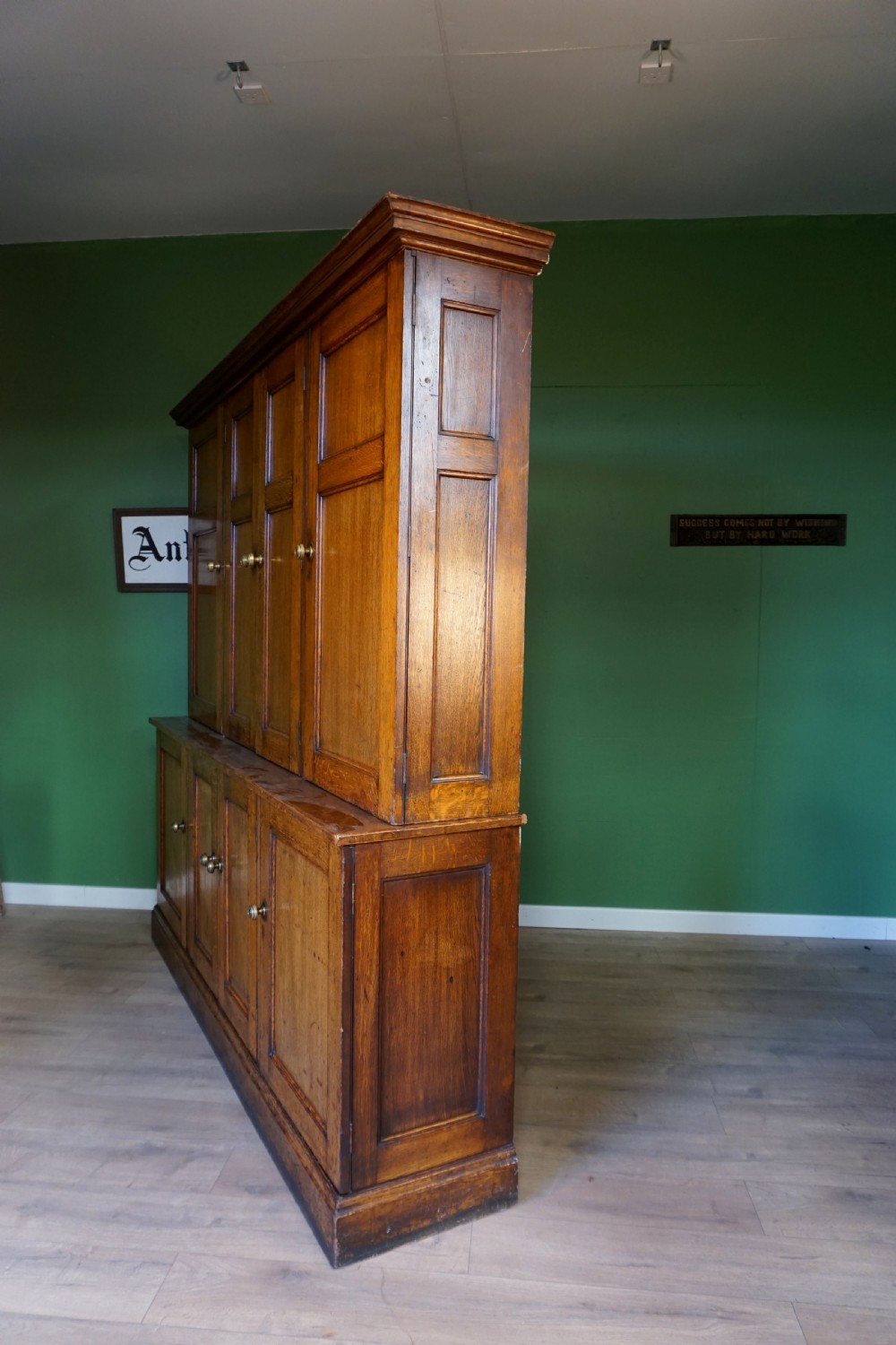 A superb oak housekeepers cupboard  View IX