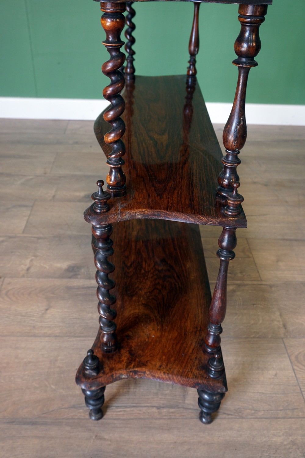 A good rosewood Victorian 6 shelf wotnot  View V