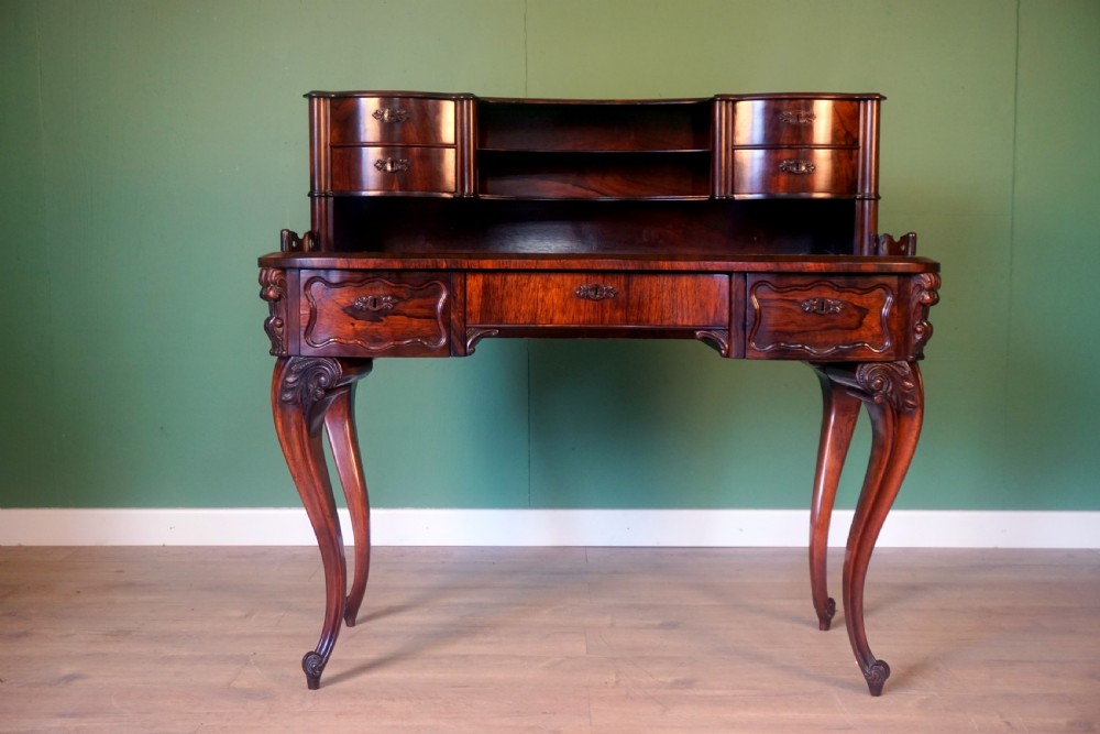 A very good Rosewood Boneur De Jour