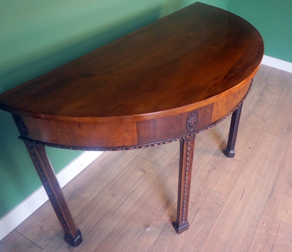 A superb pair of George 111 console tables  View VII