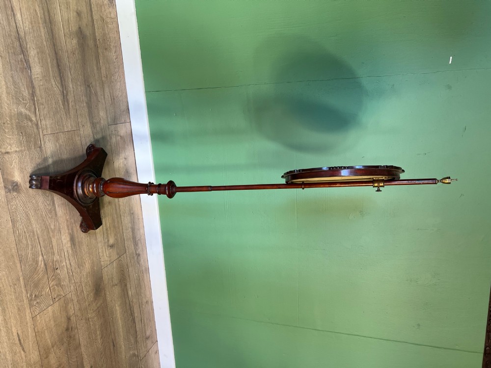 A lovely original adjustable Victorian pole screen View IV