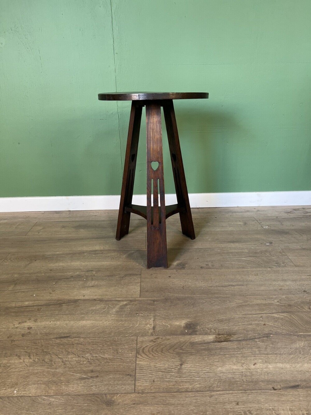 Liberty London oak arts and crafts occasional table