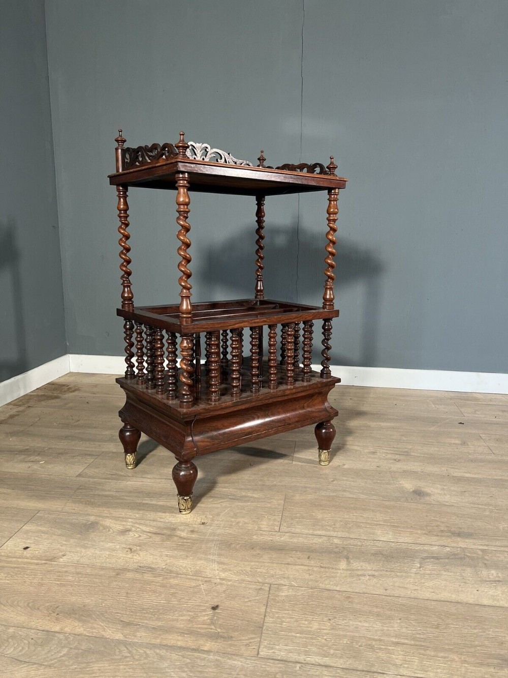 Victorian Rosewood Canterbury