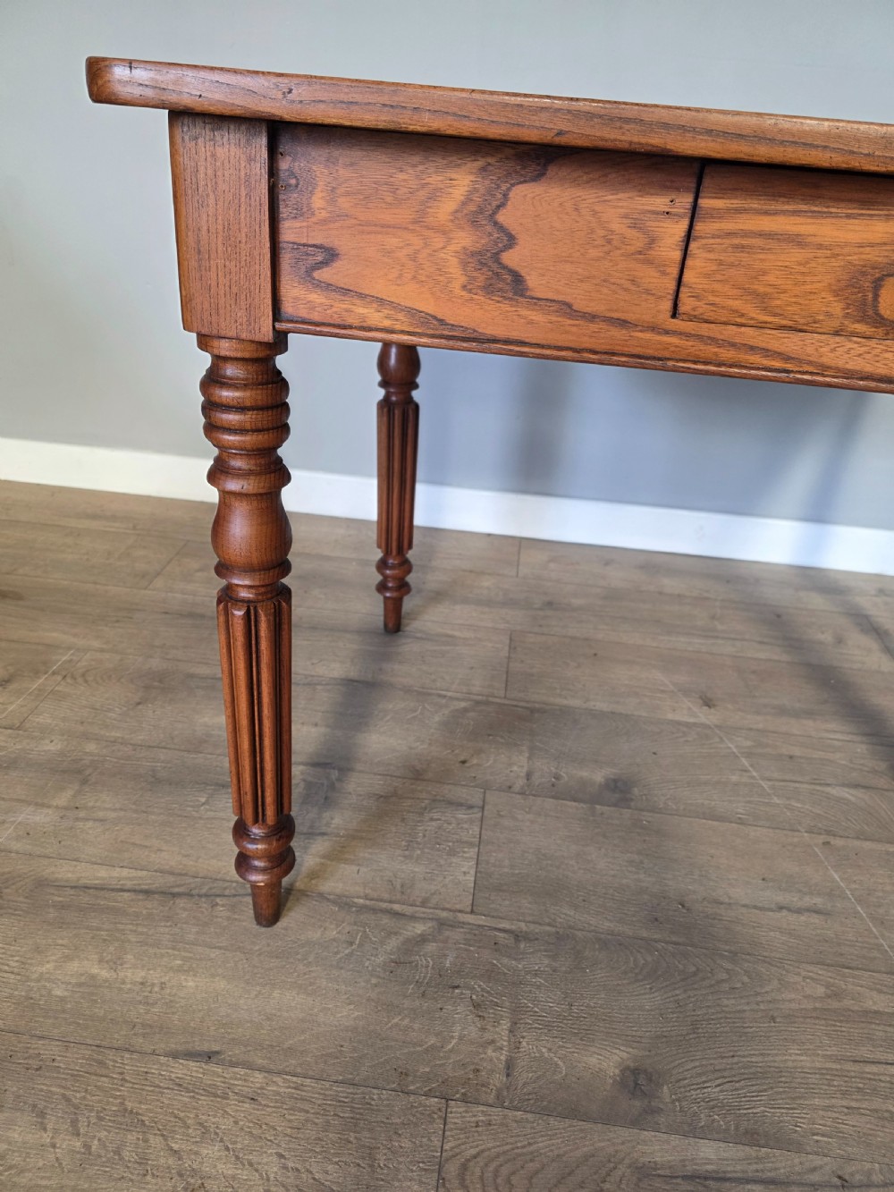 Victorian Country Elm Side Table View IV