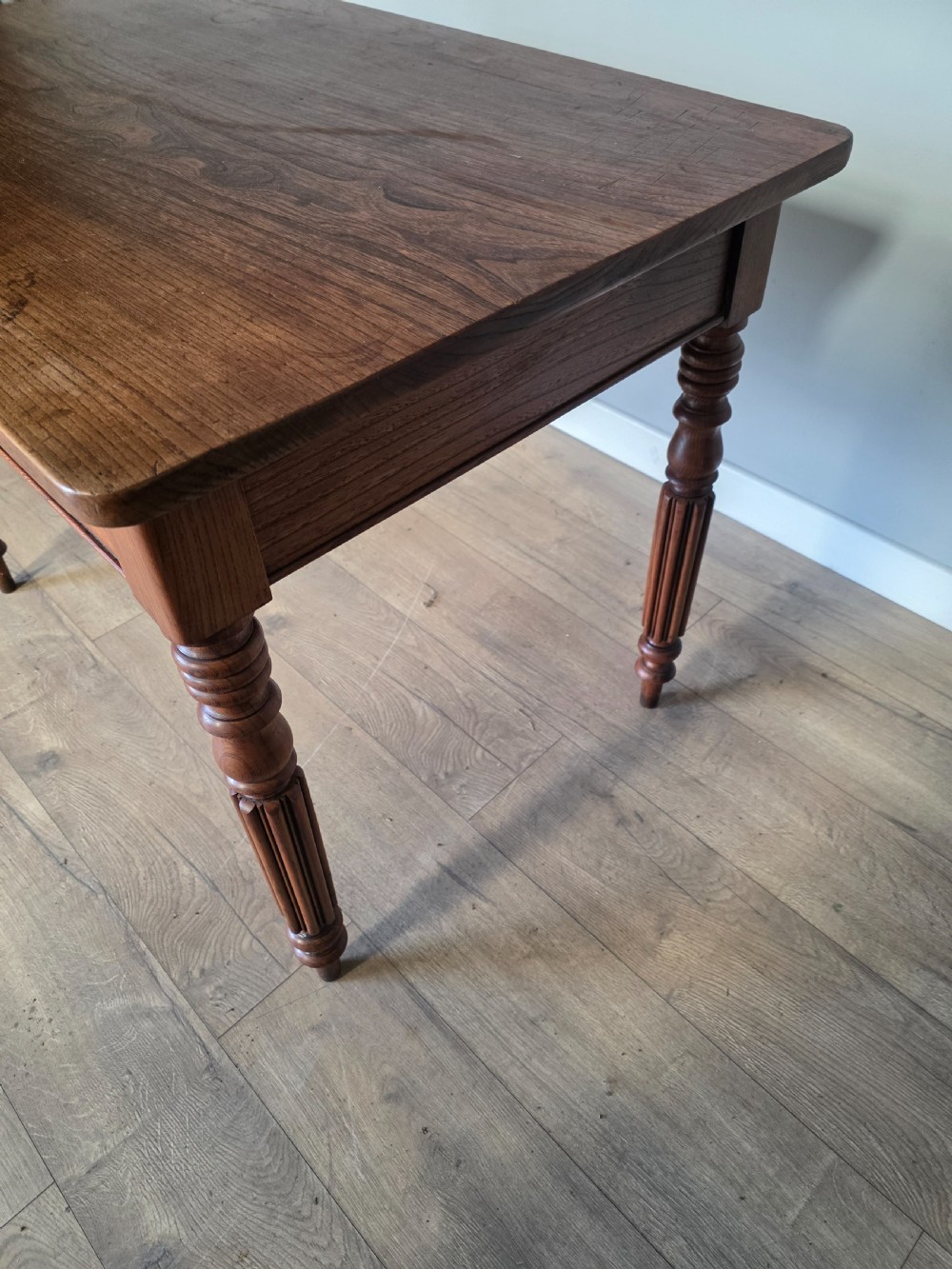 Victorian Country Elm Side Table View X