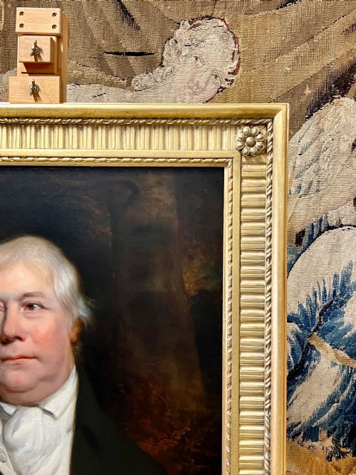 OIL ON CANVAS SCOTTISH REGENCY PORTRAIT OF A GENTLEMAN ATTRIBUTED TO JOHN WATSON GORDON 17881864 - ADDITIONAL PHOTO 2