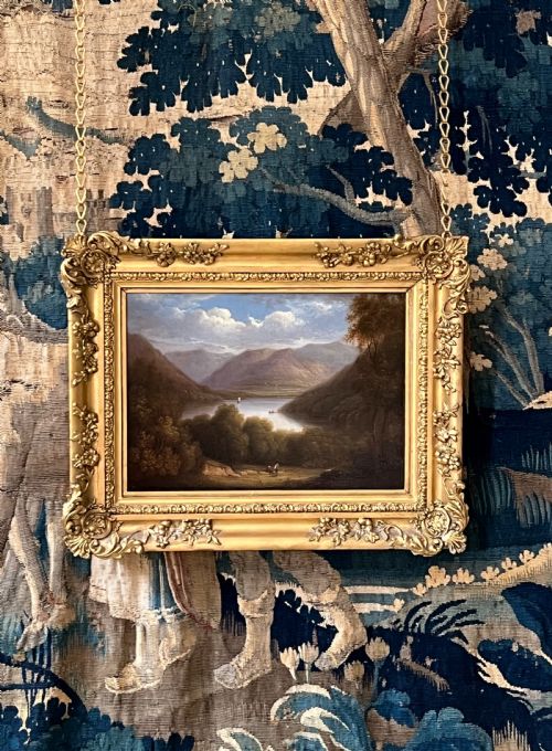AN EARLY 19TH CENTURY OIL ON PANEL LAKELAND LANDSCAPE CIRCLE OF JOHN GLOVER 1767 1849 - ADDITIONAL PHOTO 11