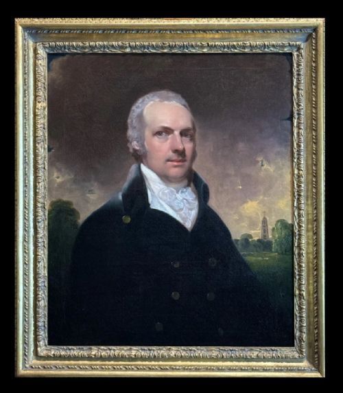SIR WILLIAM BEECHEY RA 17531839 OIL ON CANVAS PORTRAIT OF WILLIAM PERRYN OF LANGTON