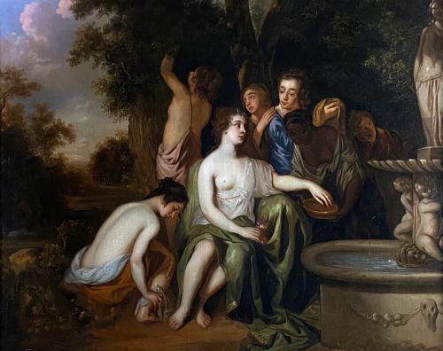 'The Bath of Diana' Classical Oil  - Circle of Sir Peter Lely (1618-1680)