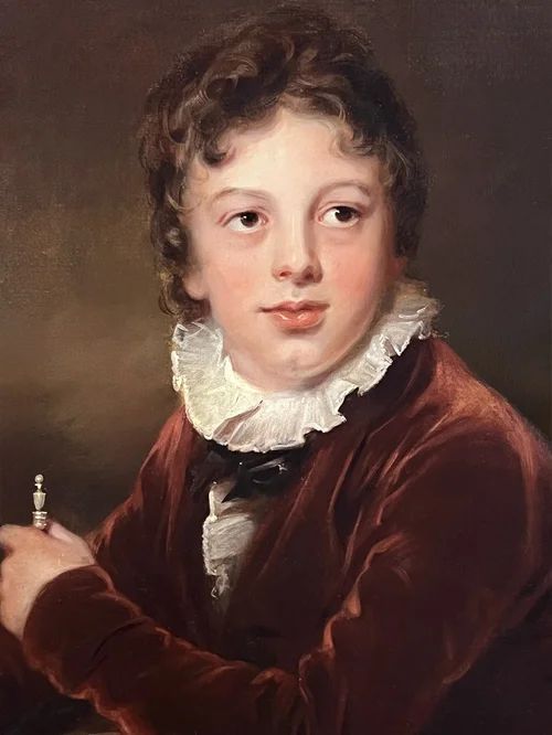 Margaret Sarah Carpenter (1793-1872) - The Young Chess Player Oil on Canvas