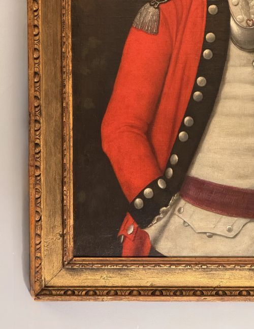 fig 2. STICKLAND LOWRY (1737-85) - PORTRAIT OF AN INFANTRY OFFICER c.1780.