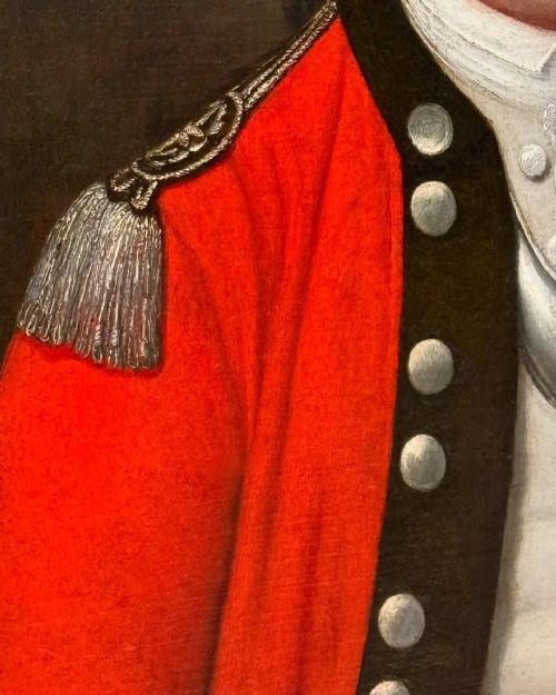 fig 4. STICKLAND LOWRY (1737-85) - PORTRAIT OF AN INFANTRY OFFICER c.1780.