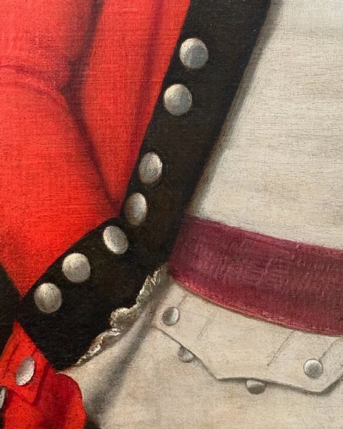 fig 6. STICKLAND LOWRY (1737-85) - PORTRAIT OF AN INFANTRY OFFICER c.1780.