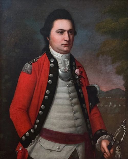 fig 7. STICKLAND LOWRY (1737-85) - PORTRAIT OF AN INFANTRY OFFICER c.1780.