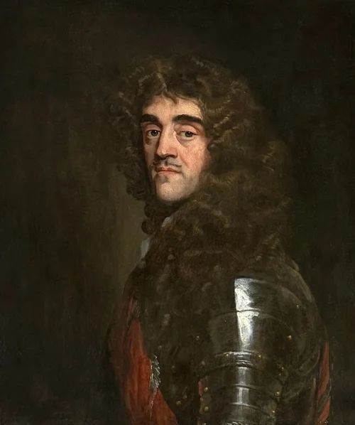 JOHN GREENHILL (c.1644-1676) - PORTRAIT OF  A CAVALIER HALF-LENGTH IN ARMOUR AND A RED SASH.