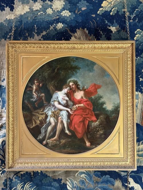 Charles-antoine Coypel (1694 -1752) - Pair of Classical Oil Paintings 'Apollo and Daphne' and 'Venus and Apollo"