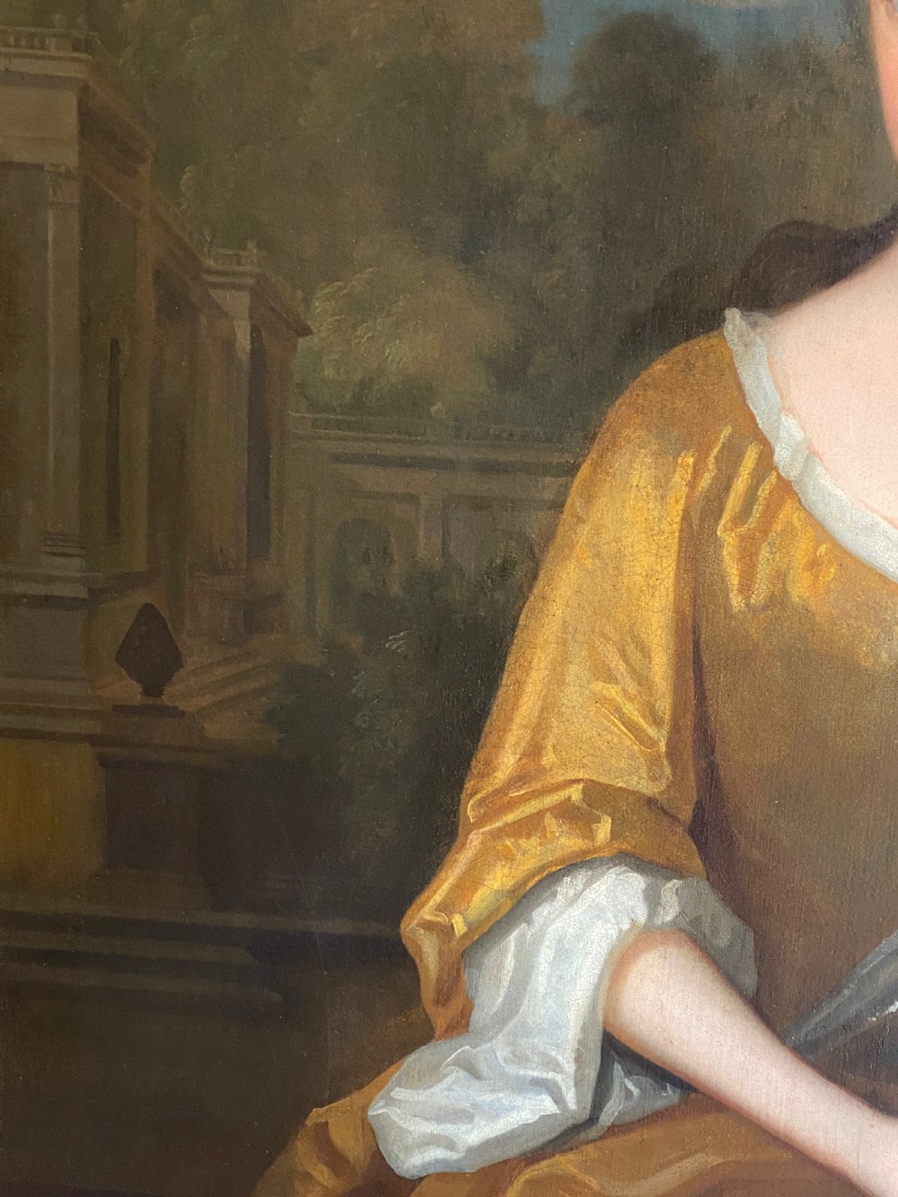 LATE 17TH CENTURY ENGLISH PORTRAIT OF A LADY - CIRCLE OF CHARLES JERVAS. View VI