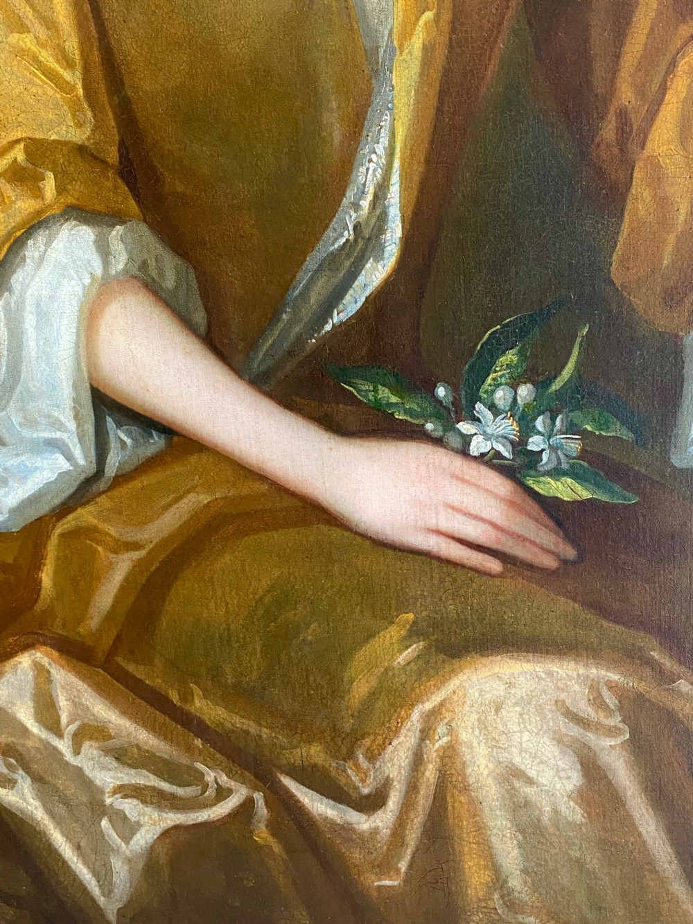 LATE 17TH CENTURY ENGLISH PORTRAIT OF A LADY - CIRCLE OF CHARLES JERVAS. View IX