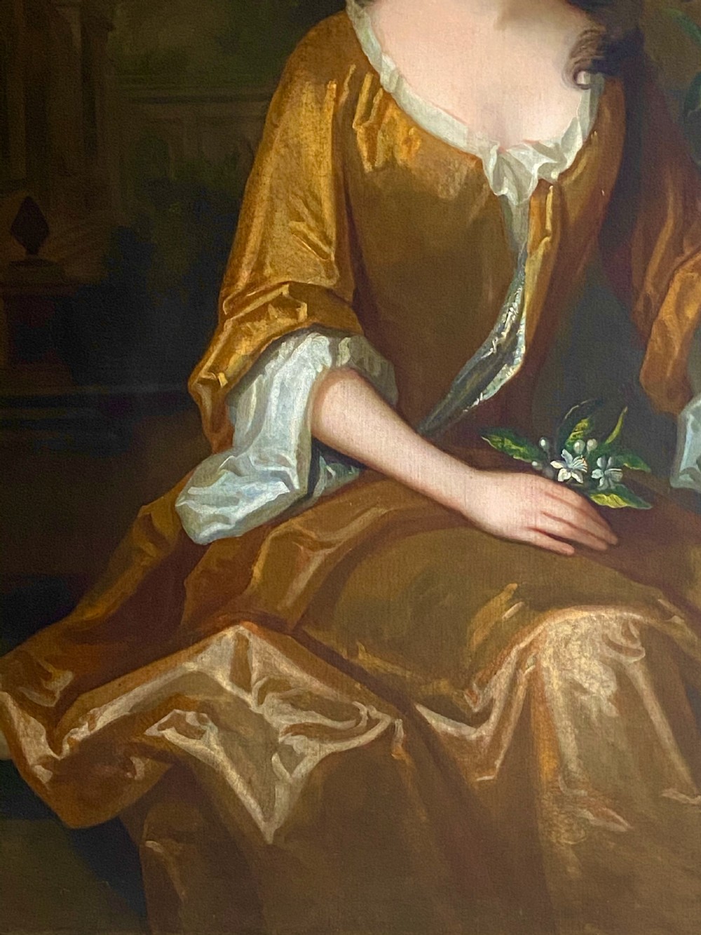 LATE 17TH CENTURY ENGLISH PORTRAIT OF A LADY - CIRCLE OF CHARLES JERVAS. View XII