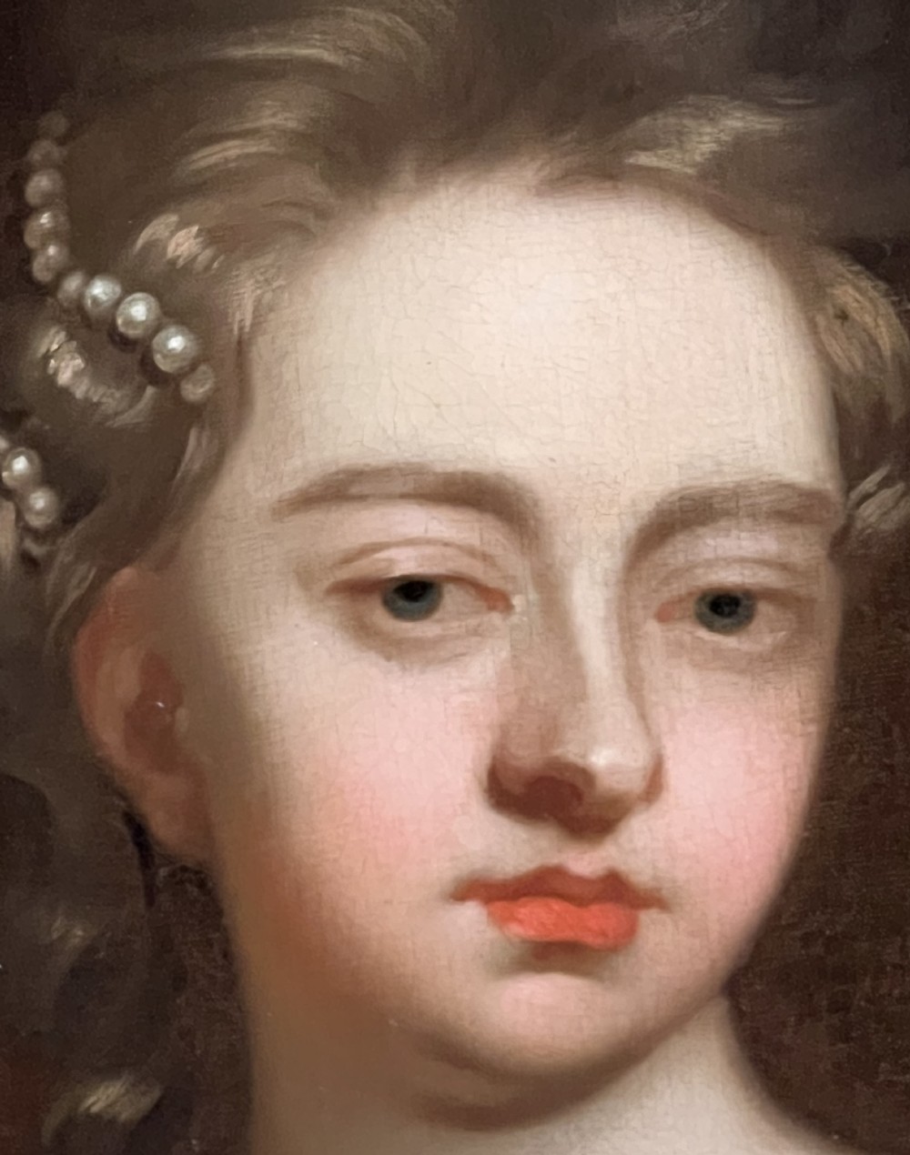 EARLY 18TH CENTURY OIL ON CANVAS PORTRAIT OF A LADY ATTRIBUTED TO MICHAEL DAHL (1659-1743) View II