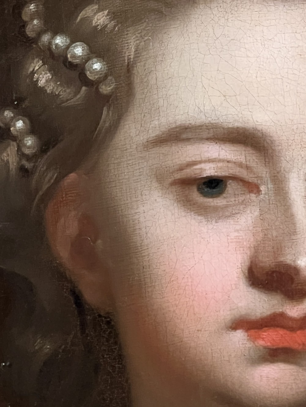 EARLY 18TH CENTURY OIL ON CANVAS PORTRAIT OF A LADY ATTRIBUTED TO MICHAEL DAHL (1659-1743) View III