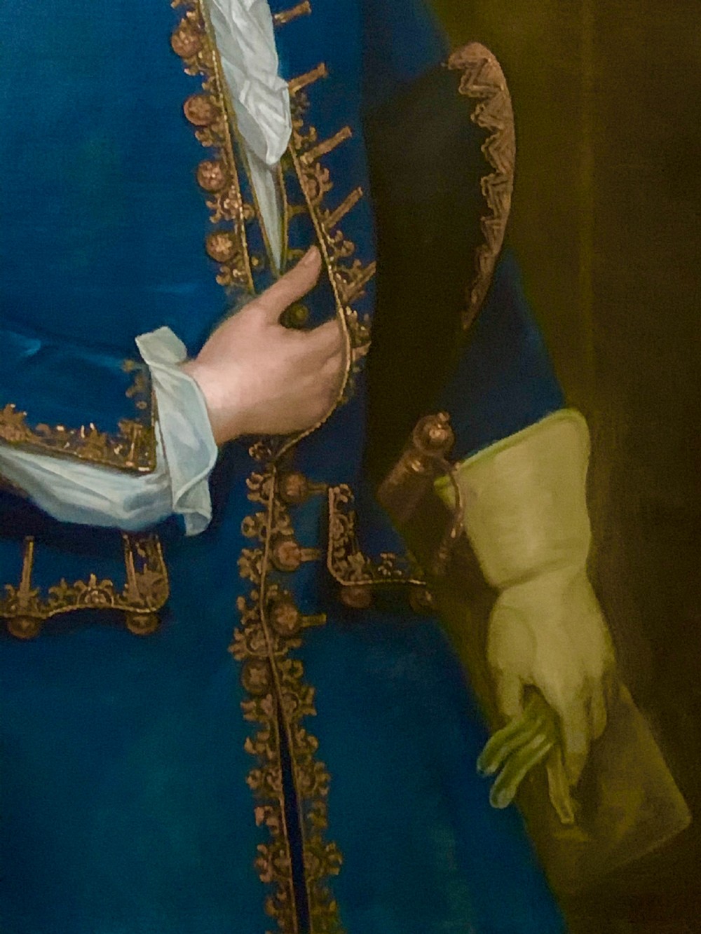 OIL ON CANVAS PORTRAIT OF JOHN NEALE OF ALLESLEY PARK c.1730 - CIRCLE OF WILLIAM HOGARTH. View V