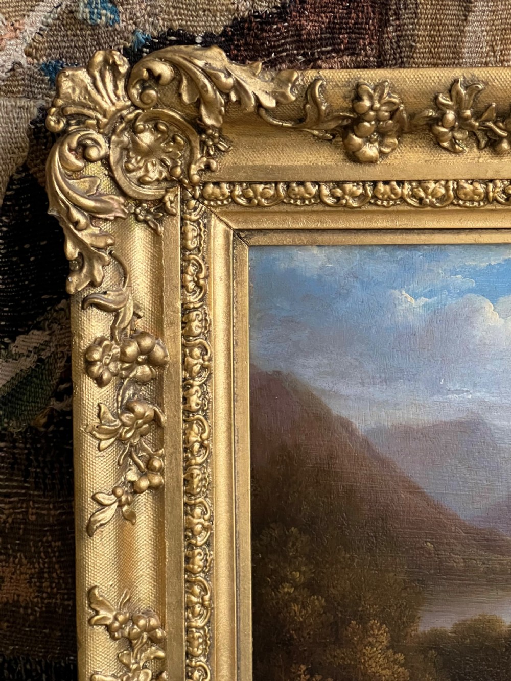 AN EARLY 19TH CENTURY OIL ON PANEL LAKELAND LANDSCAPE - CIRCLE OF JOHN GLOVER (1767 - 1849)
 View V