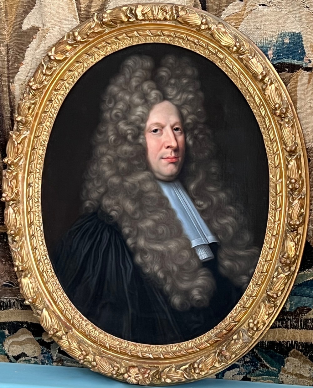 LATE 17TH CENTURY OIL PORTRAIT OF CLAUDE  VAILLANT (c.1700) - CIRCLE OF CHARLES LE BRUN (1619 - 1690) View IV