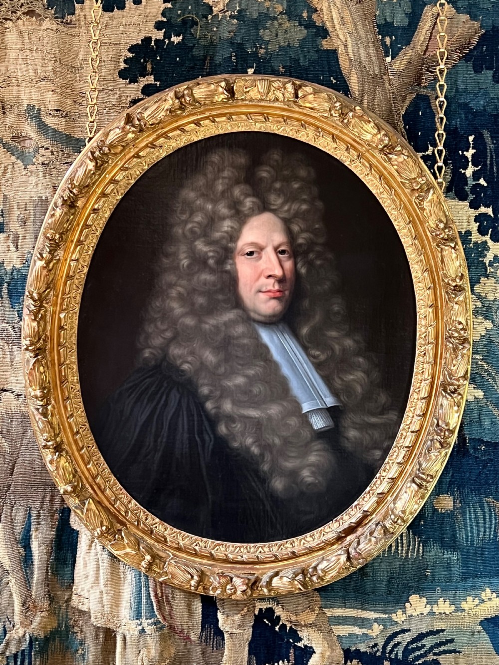 LATE 17TH CENTURY OIL PORTRAIT OF CLAUDE  VAILLANT (c.1700) - CIRCLE OF CHARLES LE BRUN (1619 - 1690)