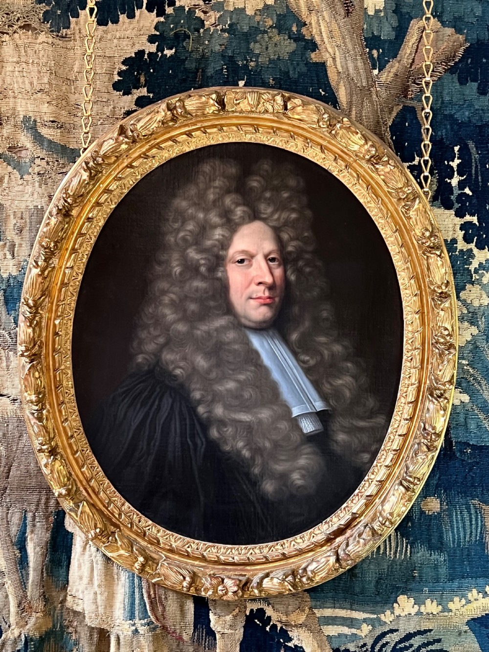 LATE 17TH CENTURY OIL PORTRAIT OF CLAUDE  VAILLANT (c.1700) - CIRCLE OF CHARLES LE BRUN (1619 - 1690) View VI