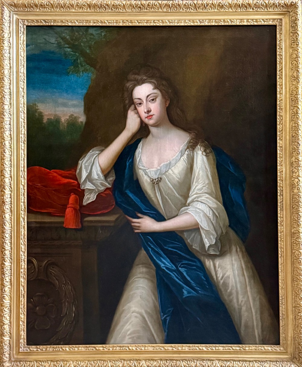 CHARLES JERVAS (c.1675 - 1739) - EARLY 18TH CENTURY PORTRAIT OF A NOBLEWOMAN. View VII