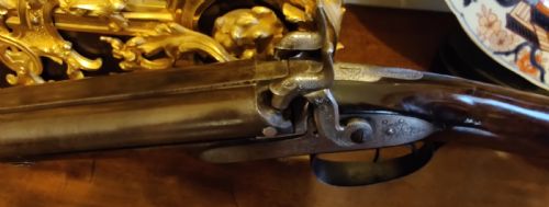 WESTLEY RICHARDS 14 BORE SIDE BY SIDE MUZZLE LOADING HAMMER ACTION 19TH CENTURY SHOTGUN - ADDITIONAL PHOTO 14